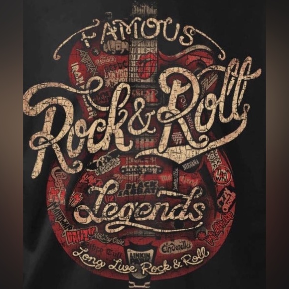 NWT Famous Rock & Roll Legends tee - Picture 2 of 2